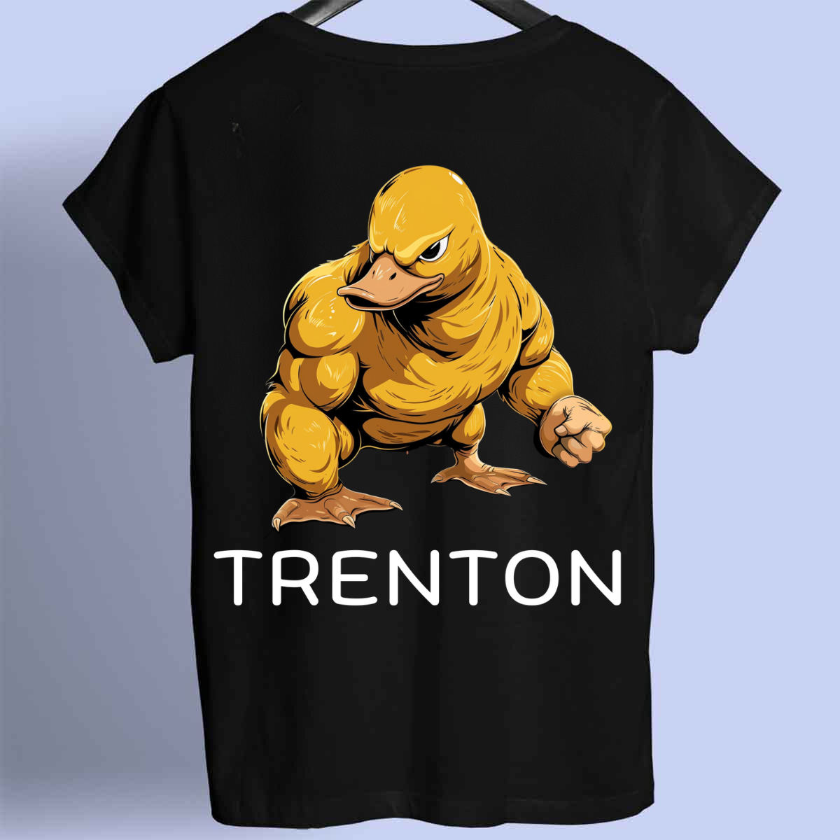 Trenton 2 - Camiseta premium unisex con estampado en la espalda
