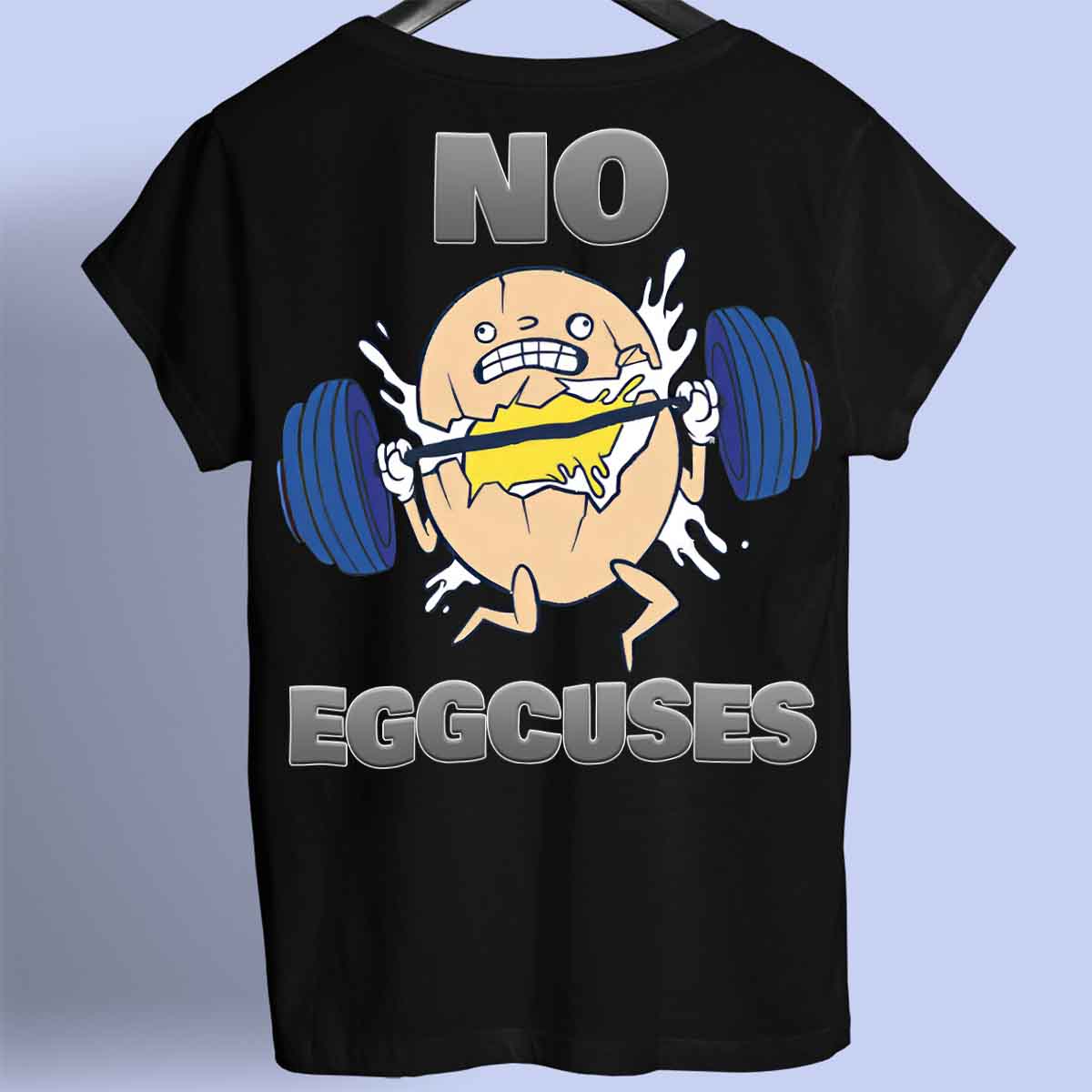 Eggcuses - Camiseta Premium Unisex Backprint