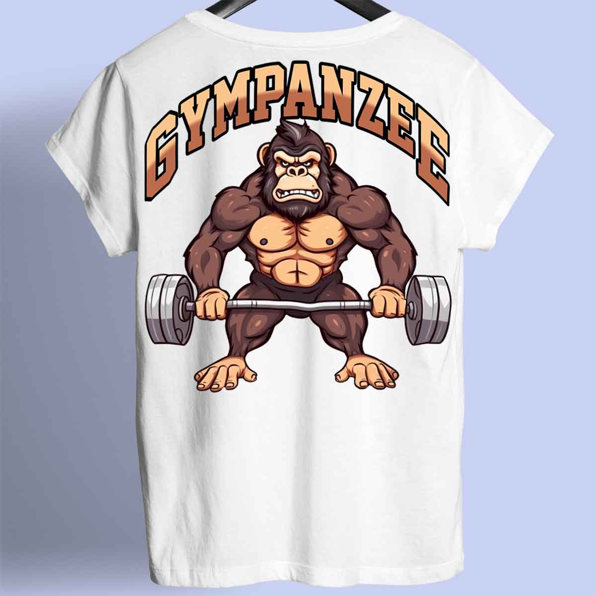 Gympanzee - Camiseta Premium Unisex Backprint