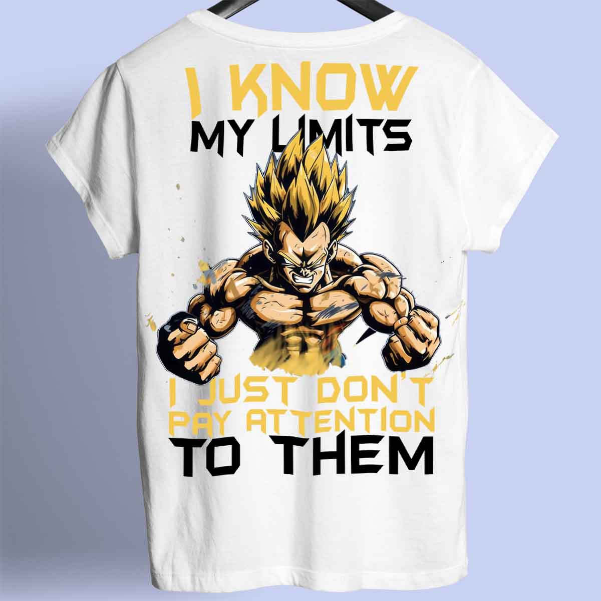Límites - Camiseta Premium Unisex Backprint