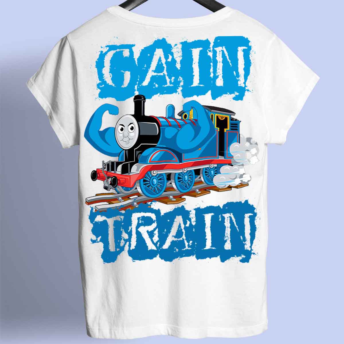Gain Train - Camiseta Premium Unisex Backprint