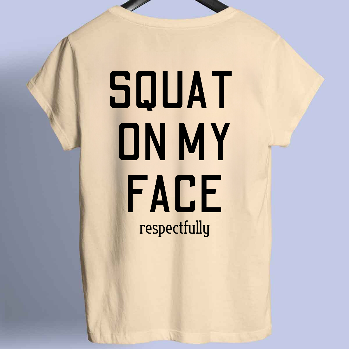 SQUAT - Camiseta premium unisex estampado frontal