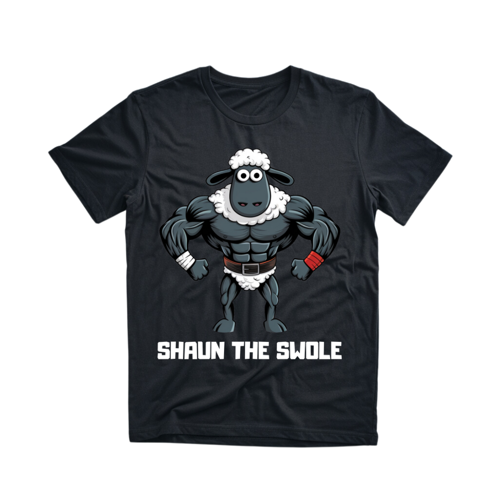 Shaun The Swole - Camisa Premium Estampado frontal unisex