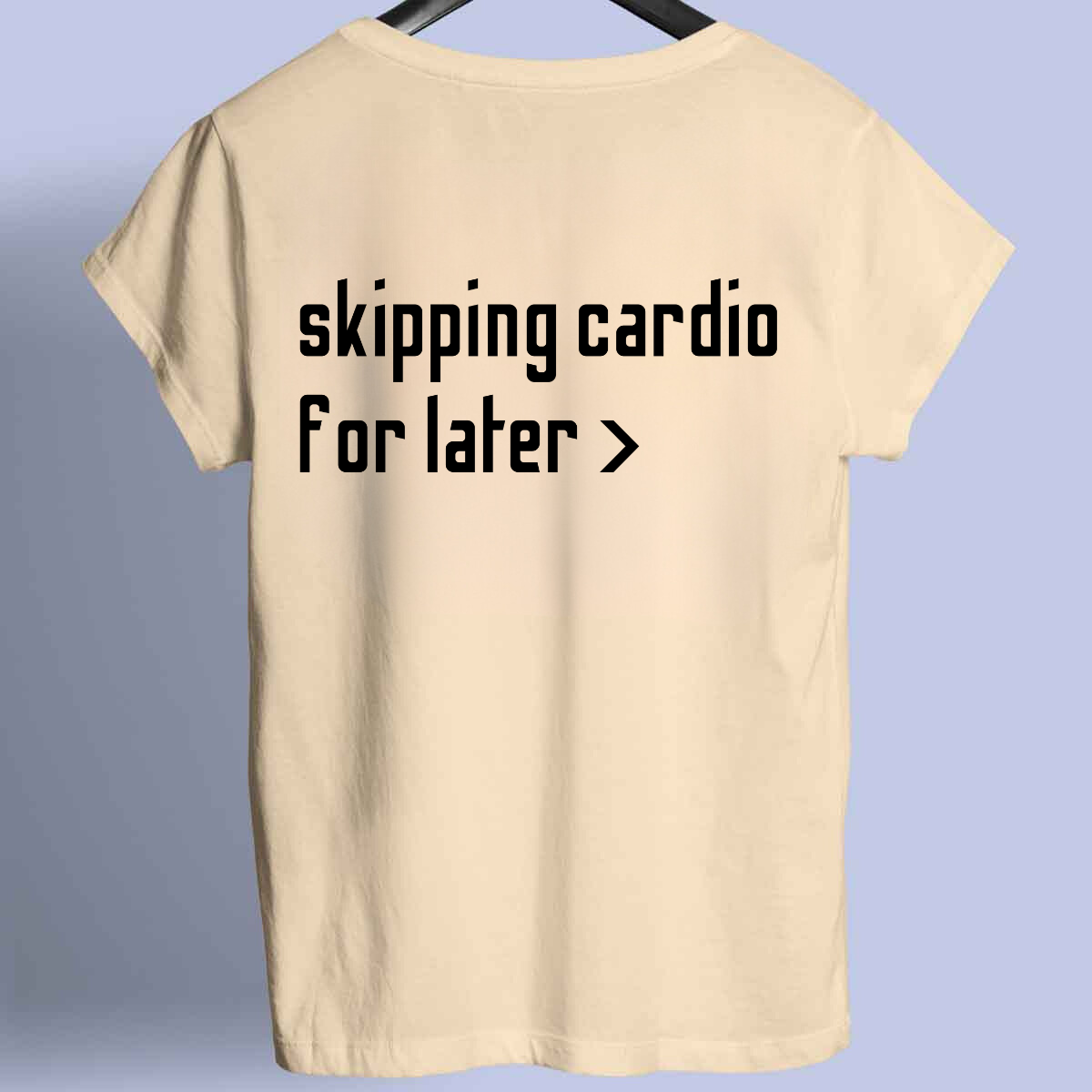 Skipping Cardio - Camiseta Premium Estampado frontal unisex