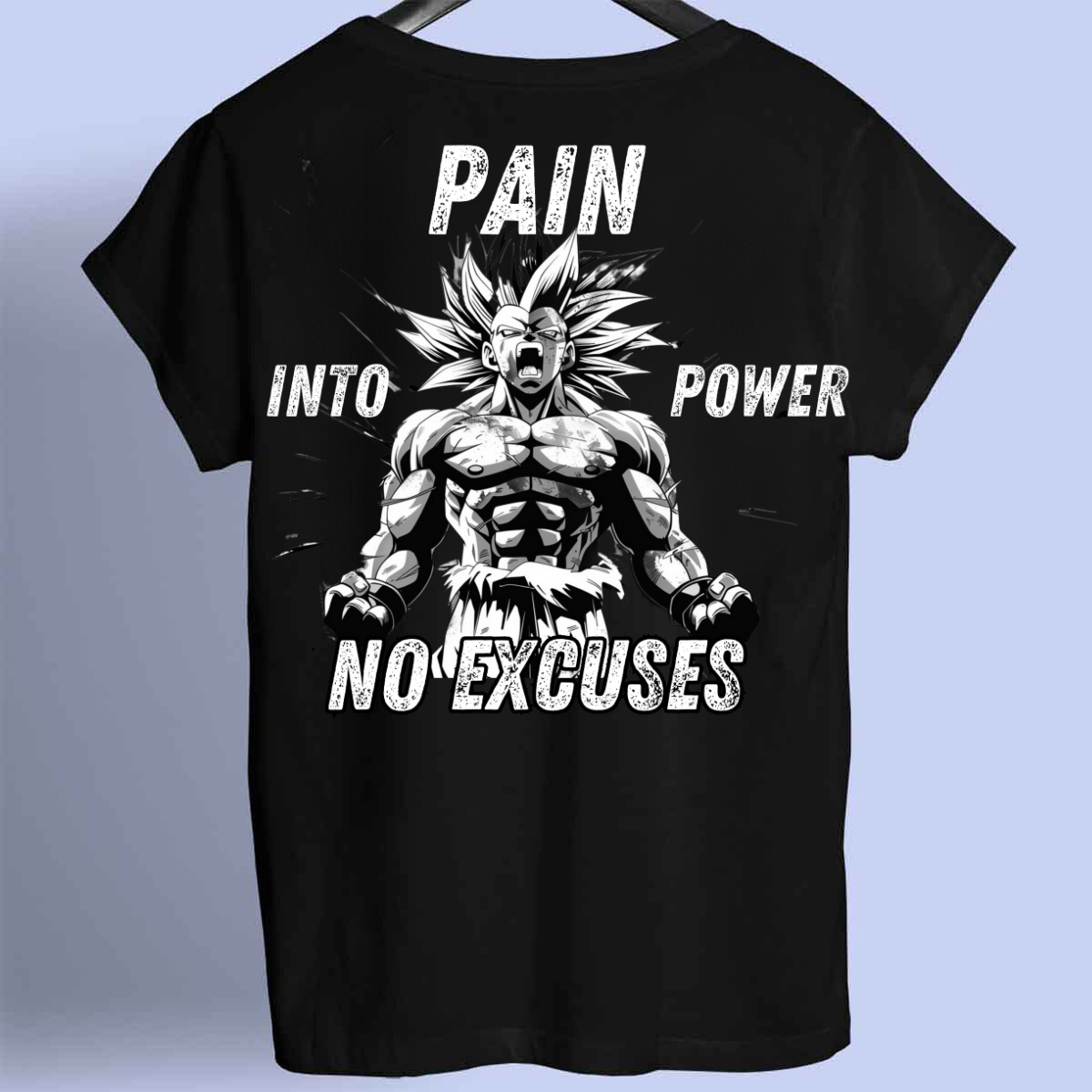 Pain Into Power - Camisa Premium Unisex Backprint