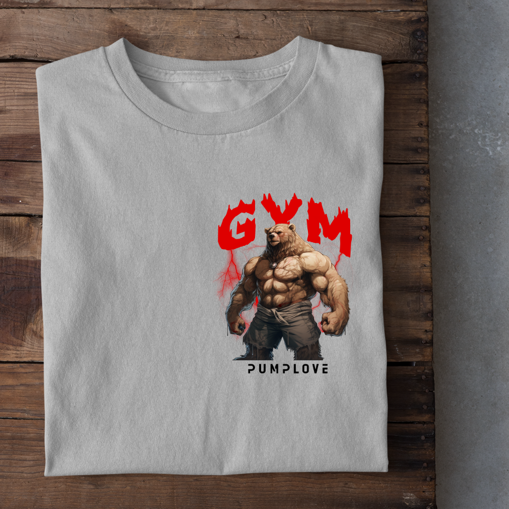 Gym Bear - Camiseta Premium Unisex