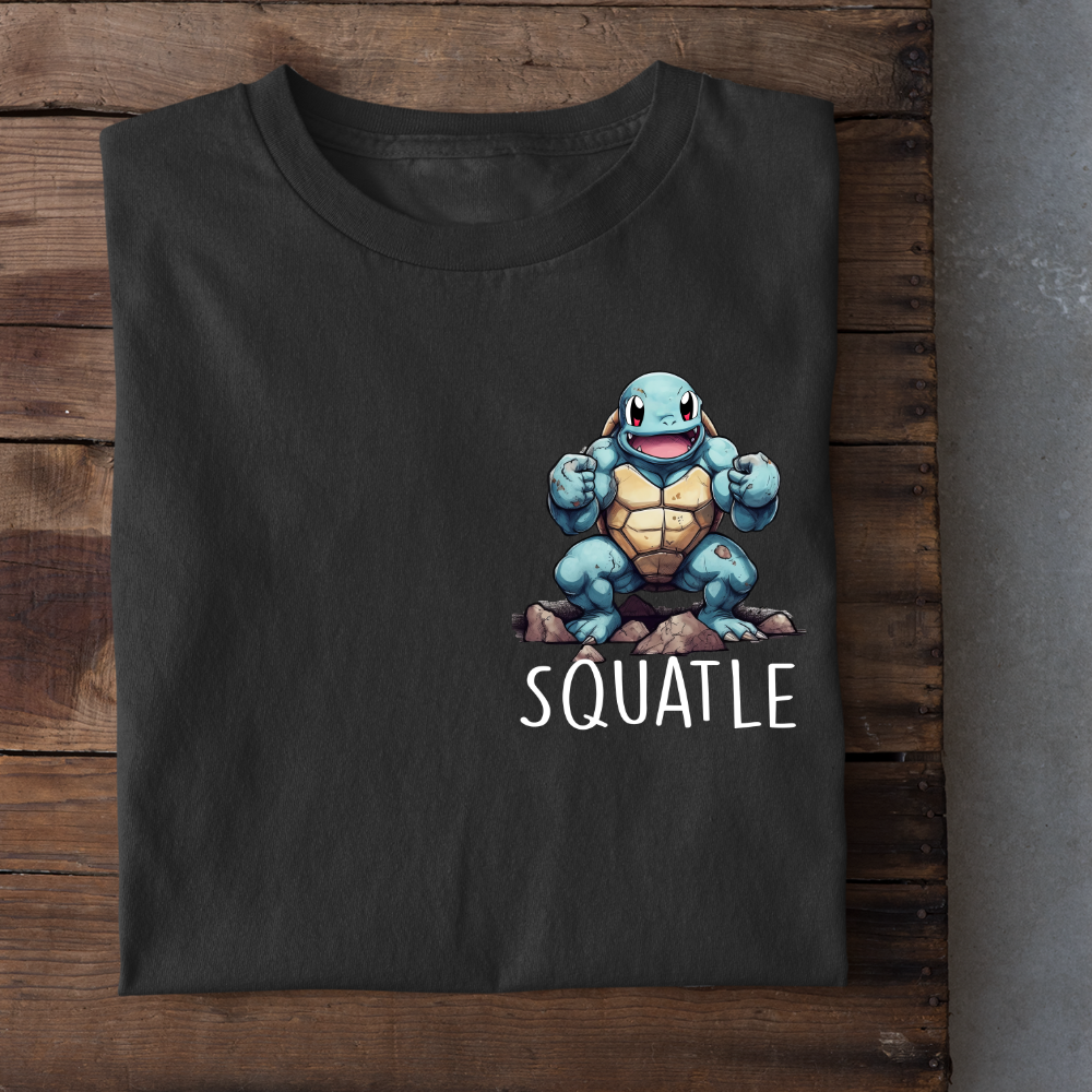 Squatle - Camiseta Premium Unisex estampado frontal