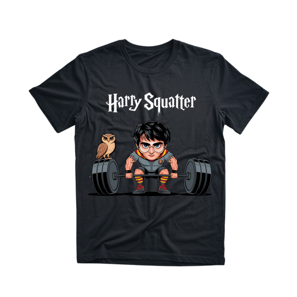 Harry Squatter - Camiseta Premium Unisex Estampado Frontal