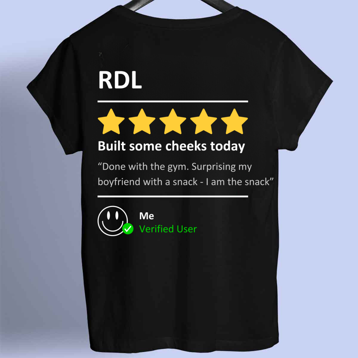 Revisión de RDL: camiseta premium con estampado frontal unisex