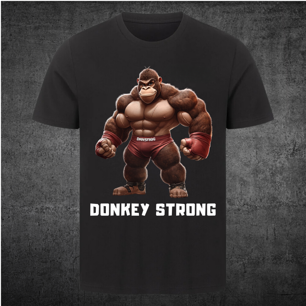 Donkey Strong - Camiseta Premium Unisex estampado frontal