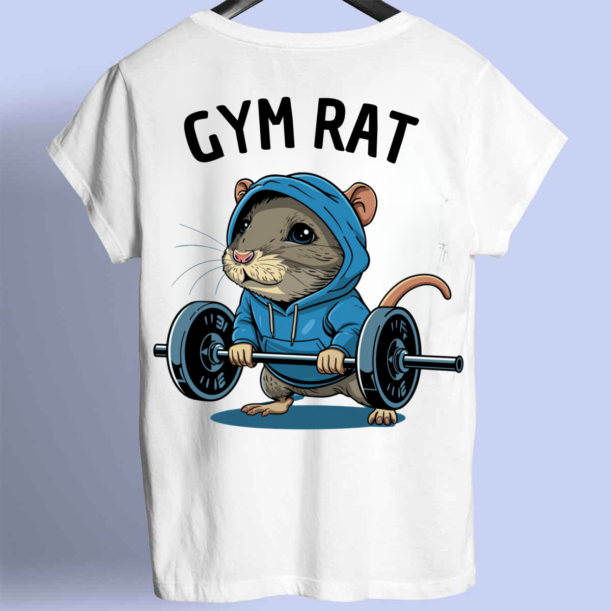 Gym Rat - Camiseta Premium Unisex Estampado Frontal