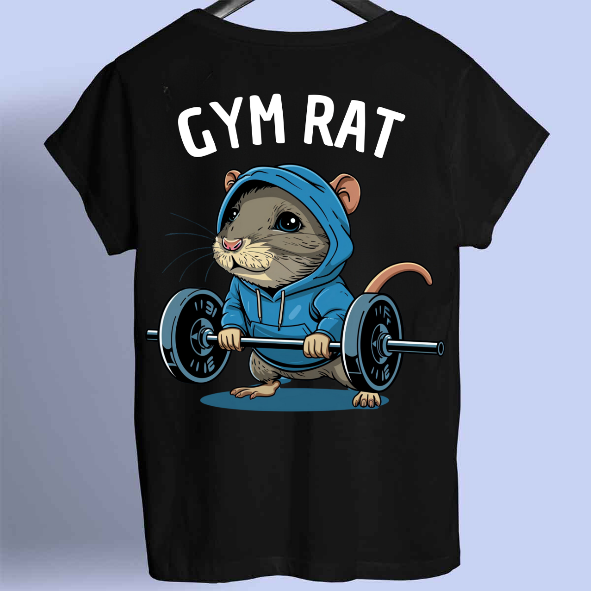 Gym Rat - Camiseta Premium Unisex Estampado Frontal