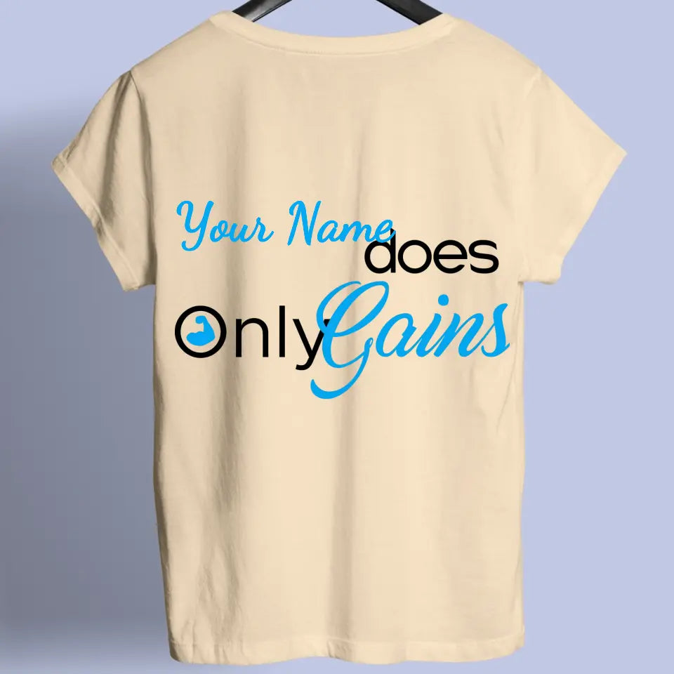 Only Gains - Camisa personalizable