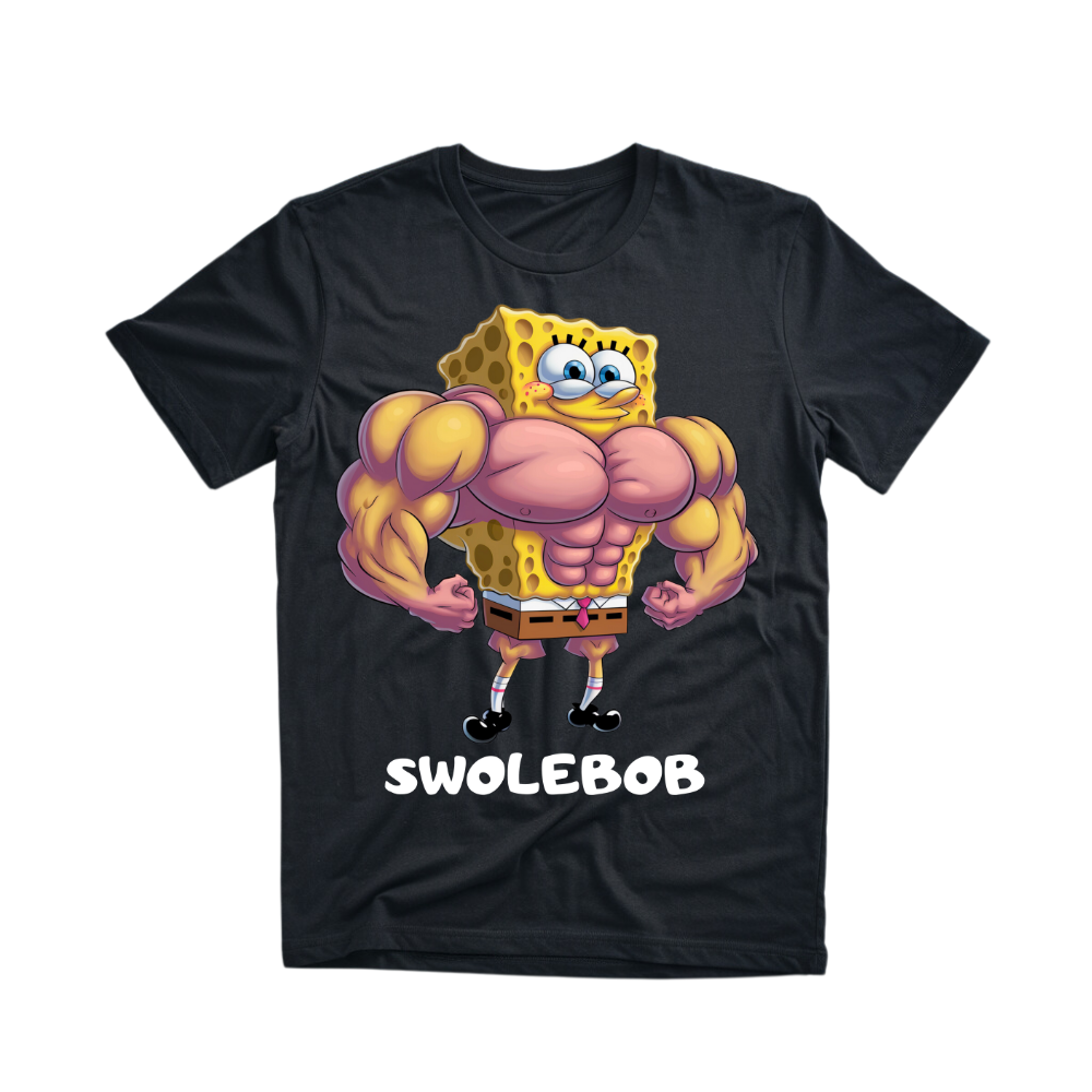 Swolebob - Camiseta Premium Unisex estampado frontal