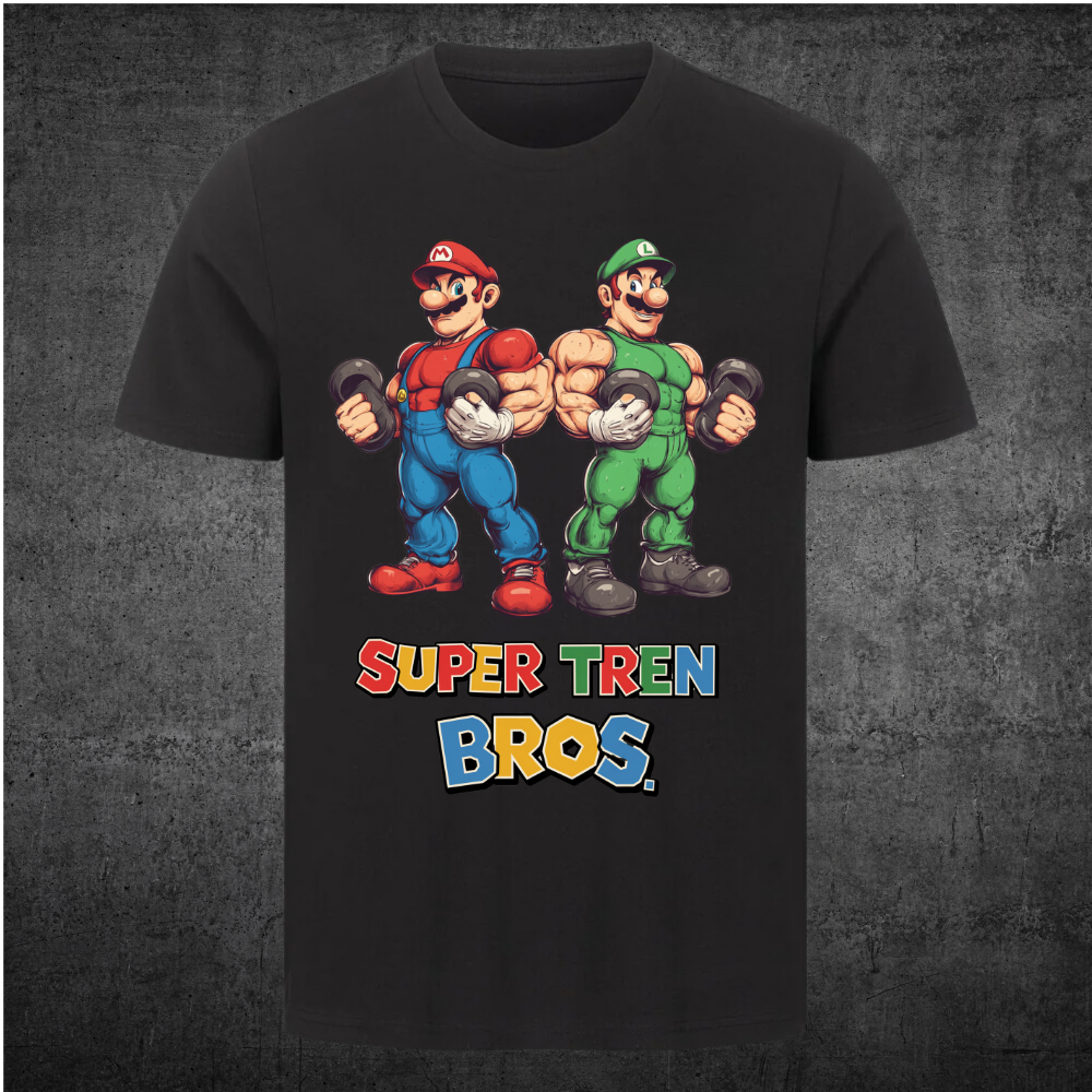 Super Tren Bros - Camiseta Premium Unisex Estampado Frontal