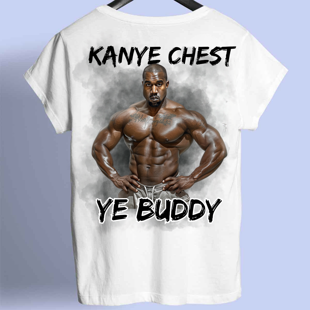 Kanye Chest - Camisa Premium Unisex Backprint