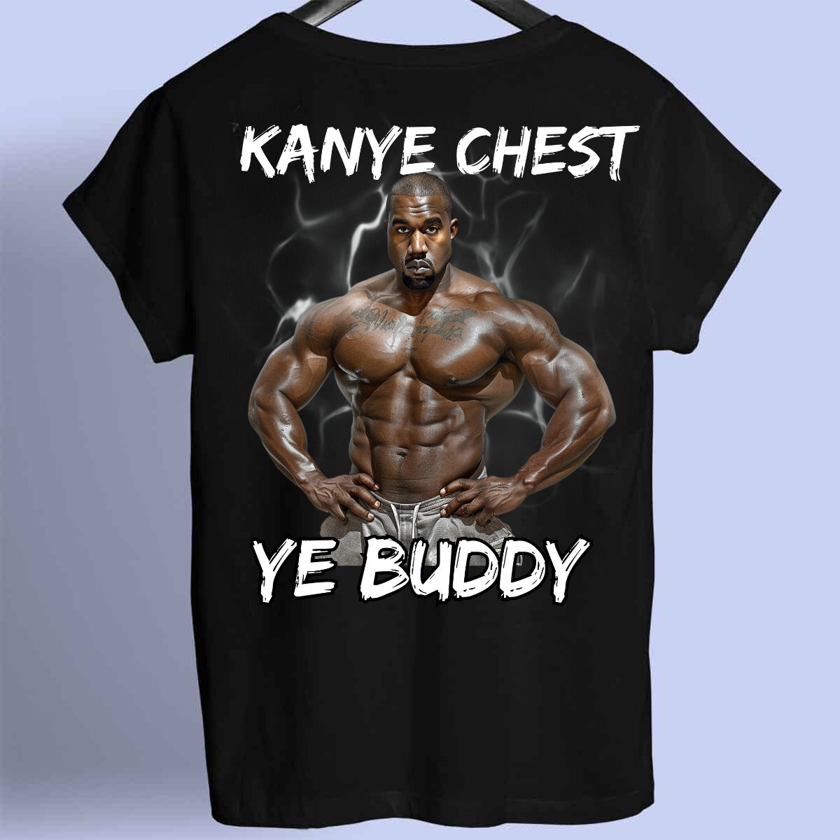 Kanye Chest - Camisa Premium Unisex Backprint