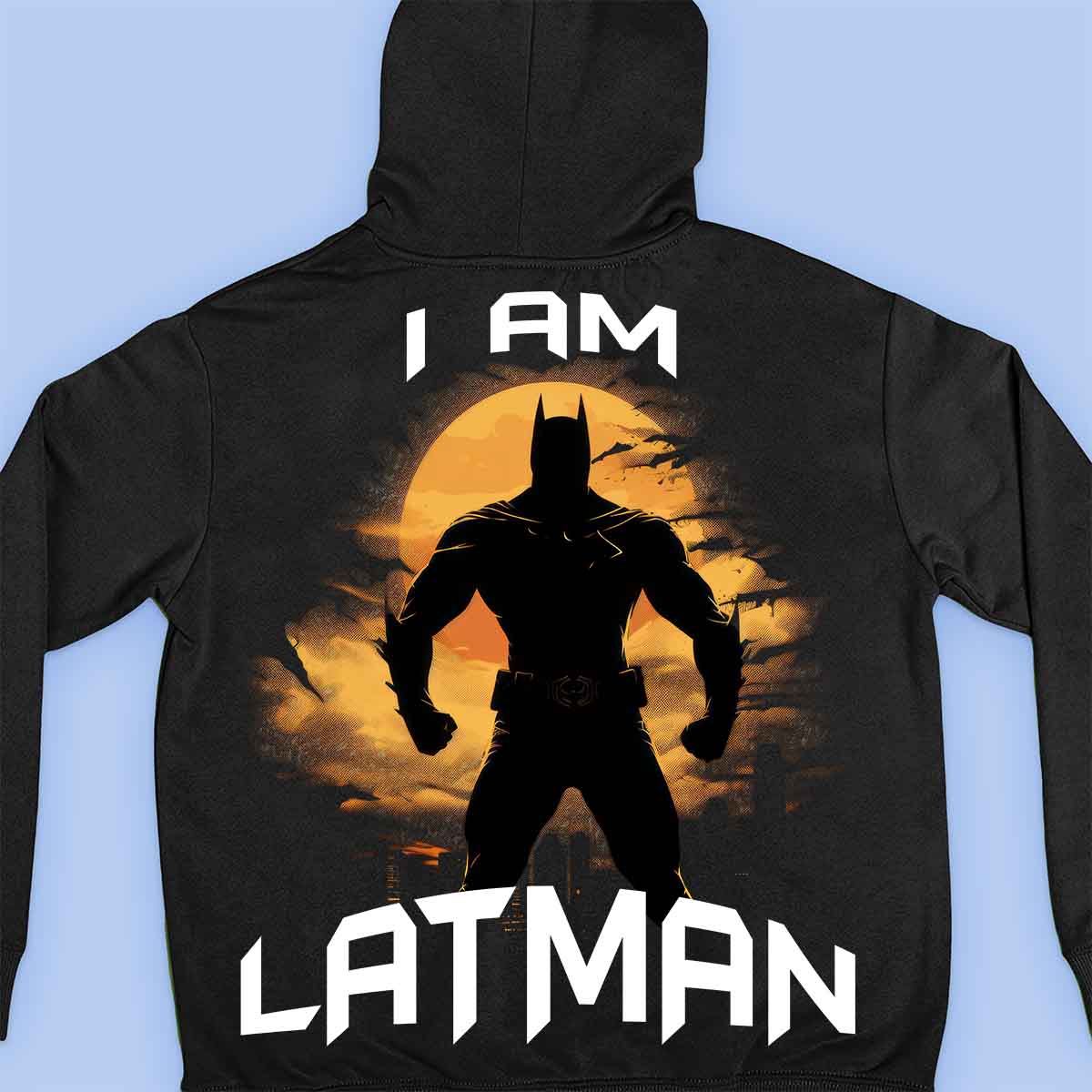 Latman - Premium Hoodie Unisex Backprint