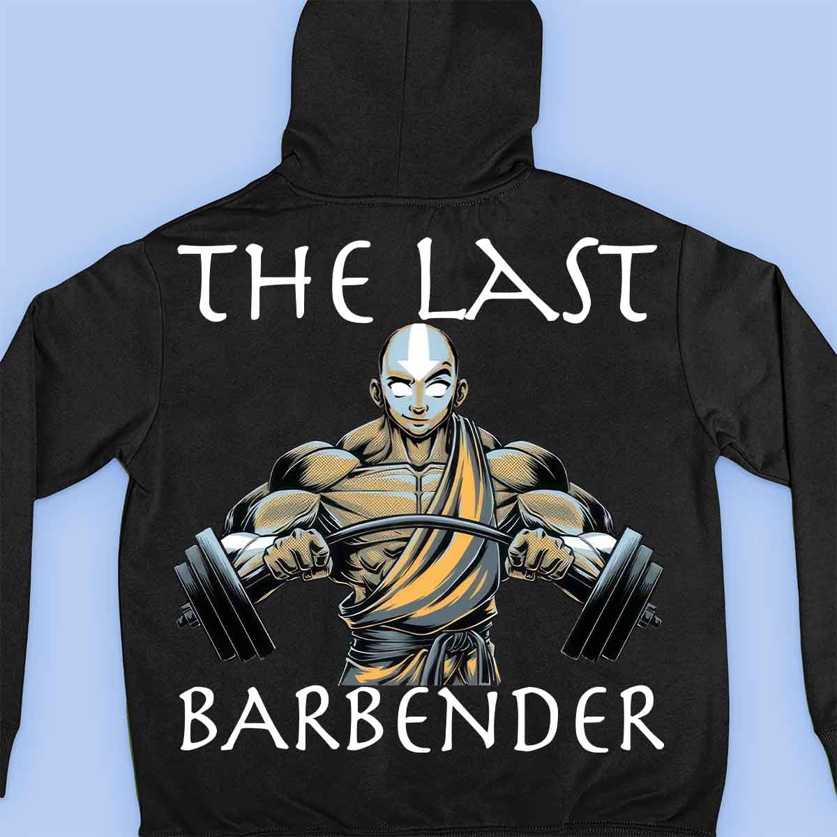 Barbender - Sudadera con capucha premium unisex con estampado en la espalda