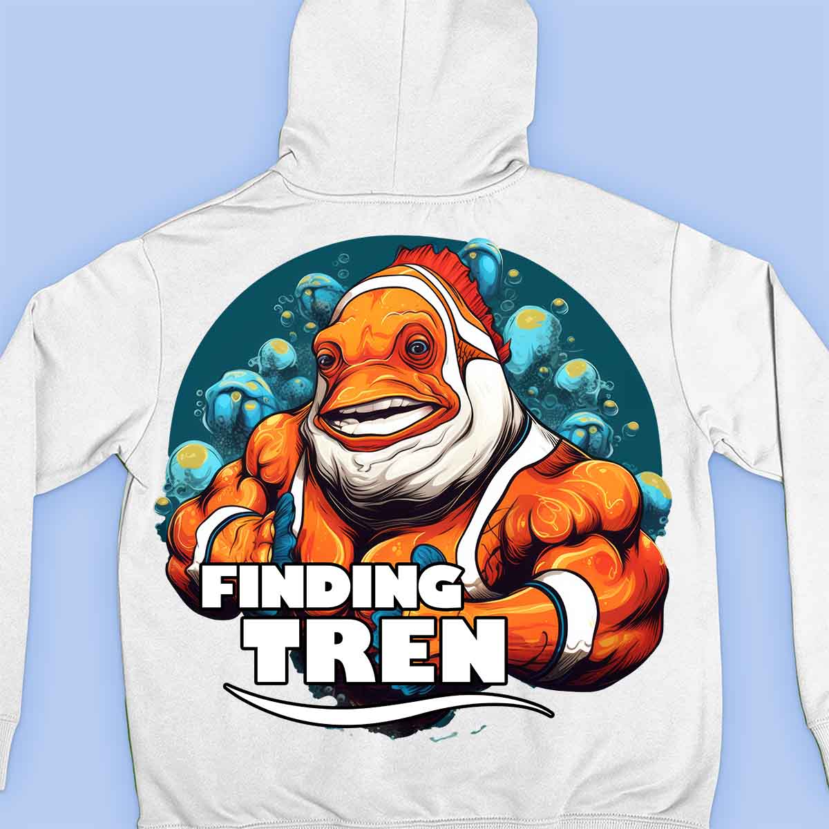 Finding Tren - Premium Hoodie Unisex Backprint