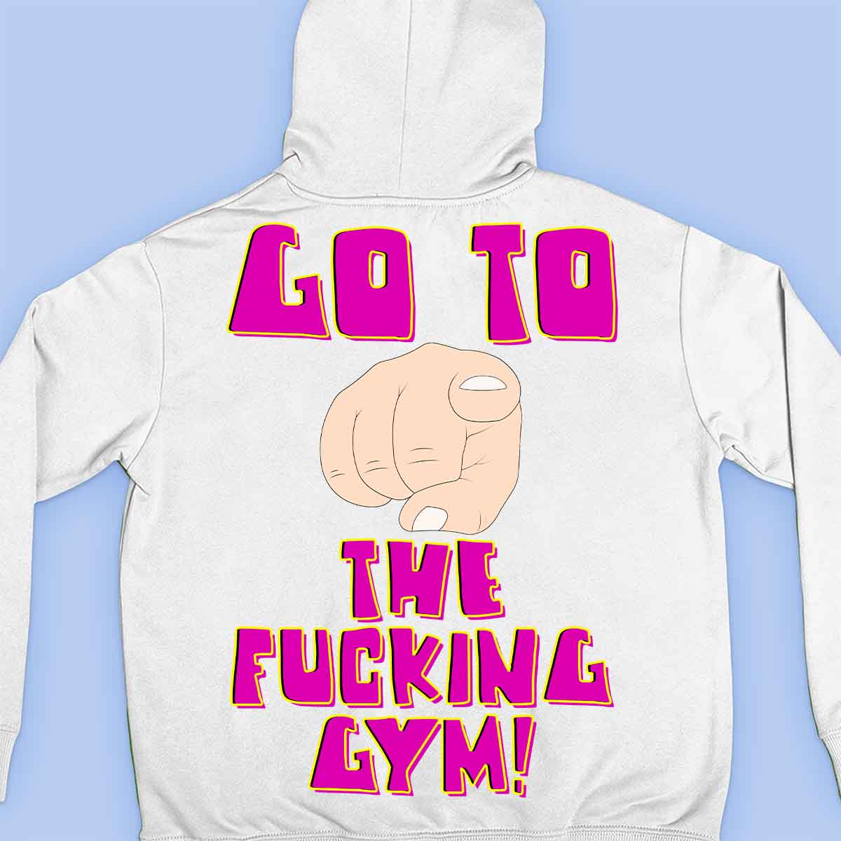 Go Gym - Premium Hoodie Unisex Backprint