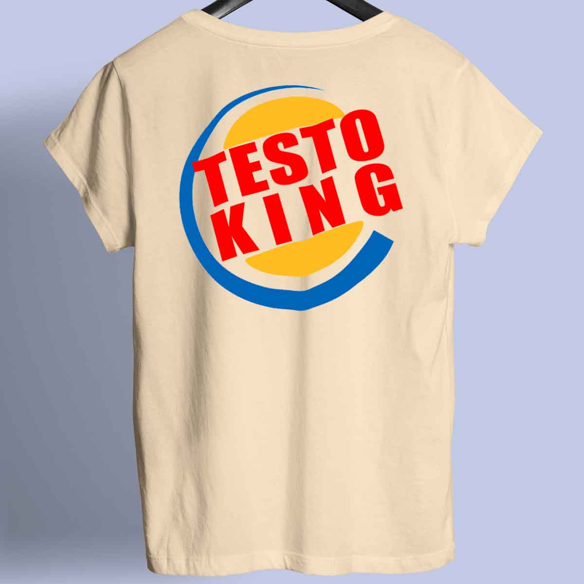 Testo King - Camiseta Premium Unisex Backprint