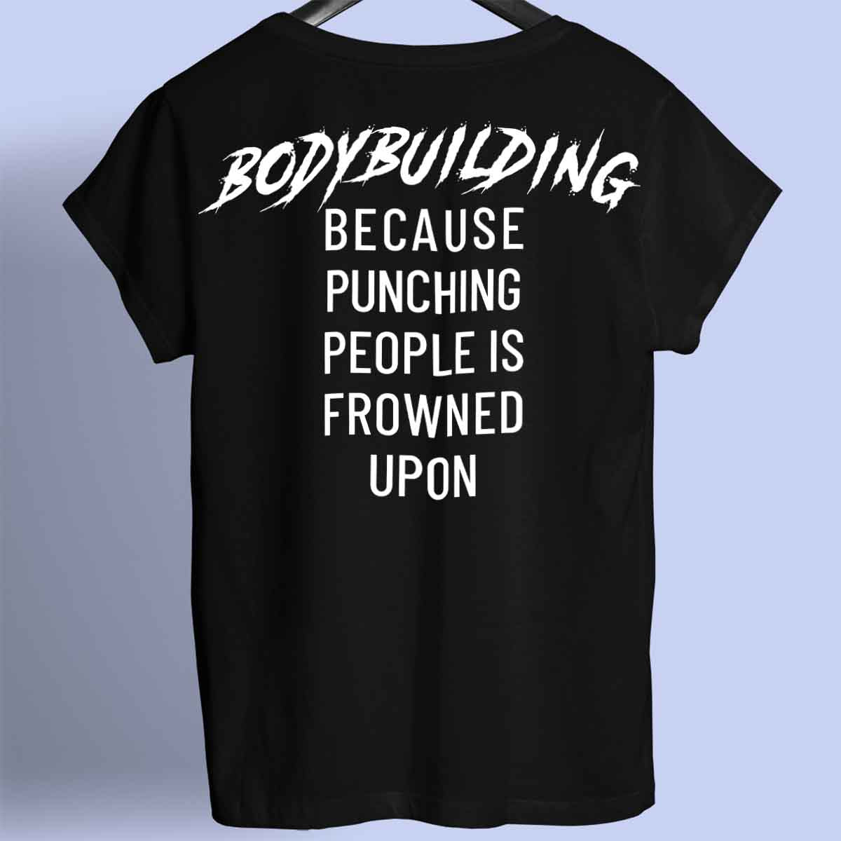 Punching - Camiseta Premium Unisex Backprint