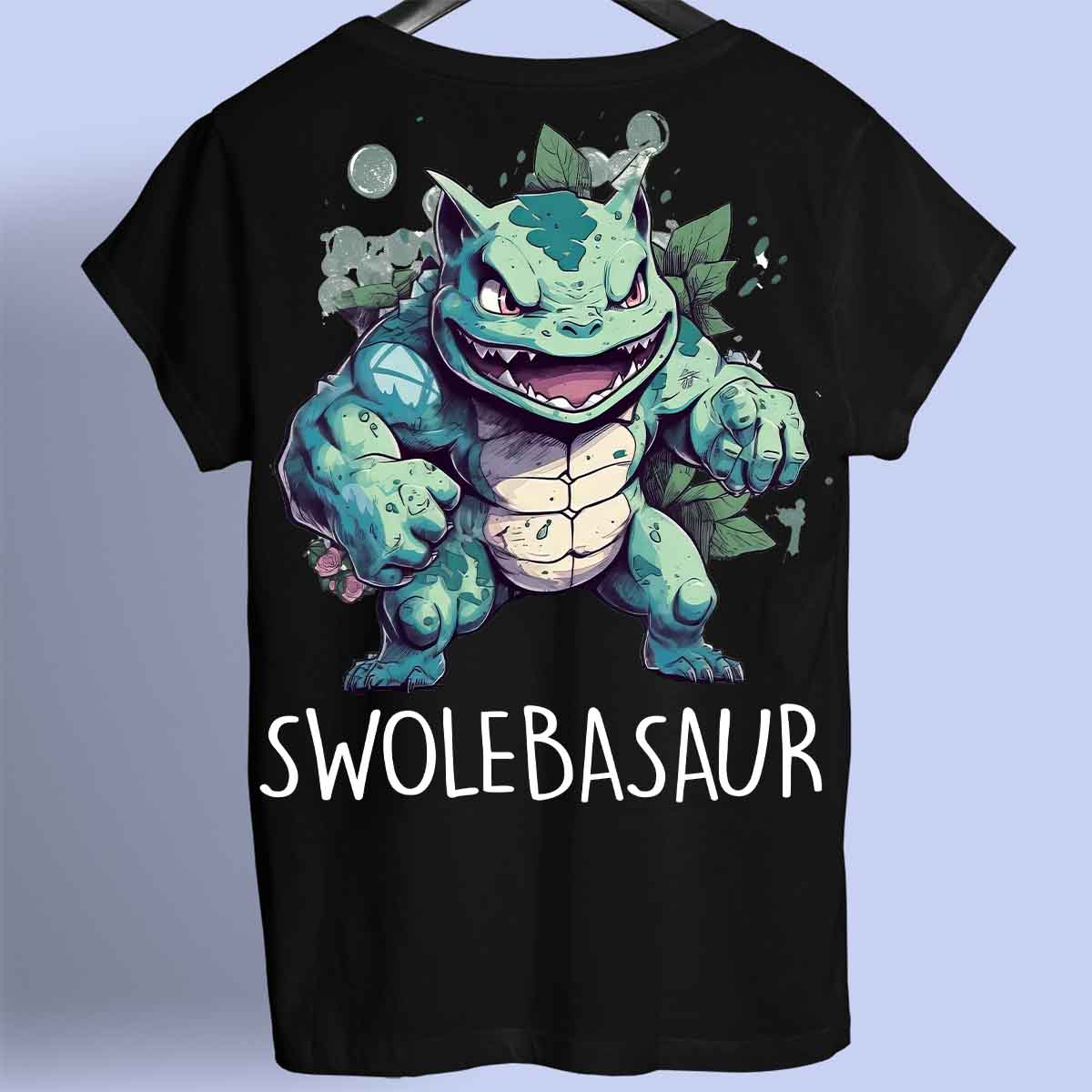 Swolebasaur - Camiseta Premium Unisex Backprint