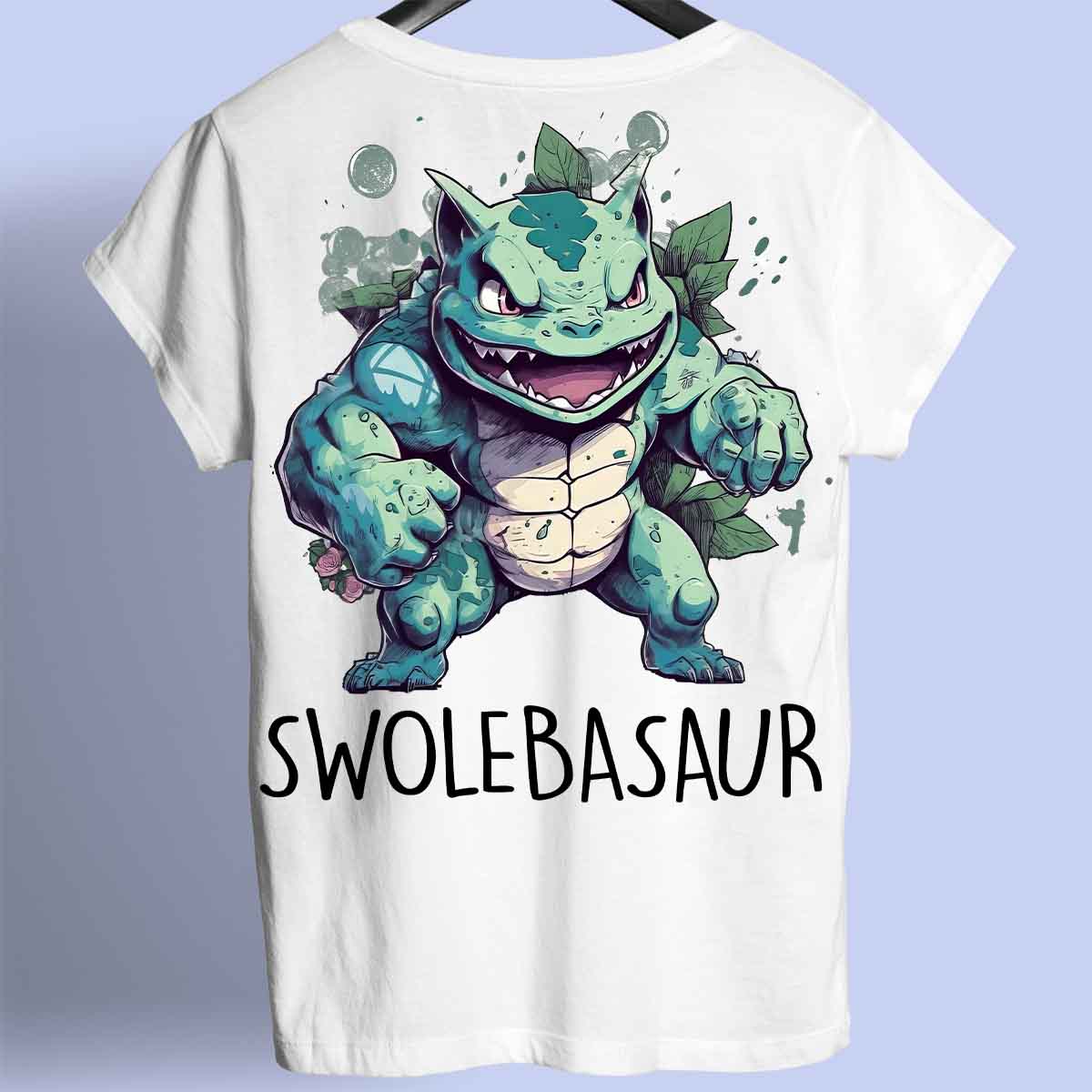 Swolebasaur - Camiseta Premium Unisex Backprint