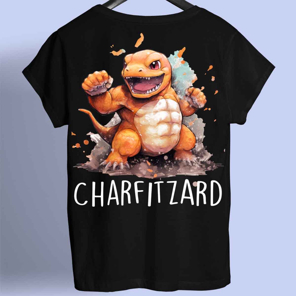 Charfitzard - Camiseta Premium Unisex Backprint