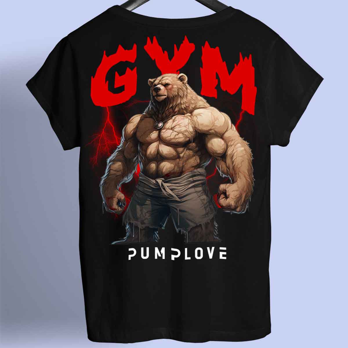 Gym Near - Camiseta Premium Unisex Estampado Espalda