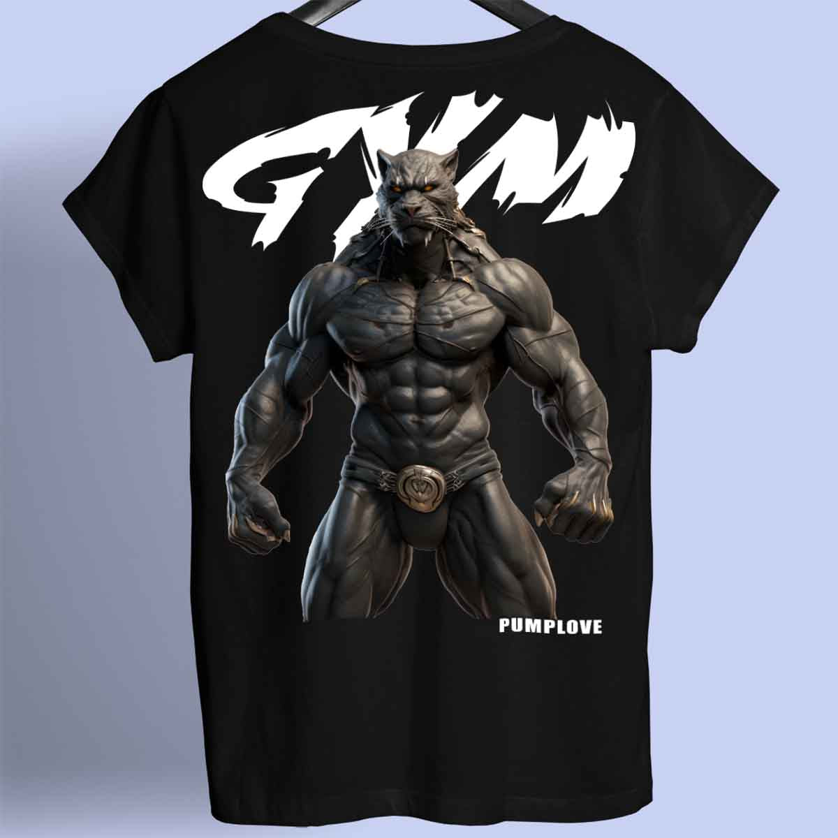 Gym Panther - Camiseta Premium Unisex Backprint