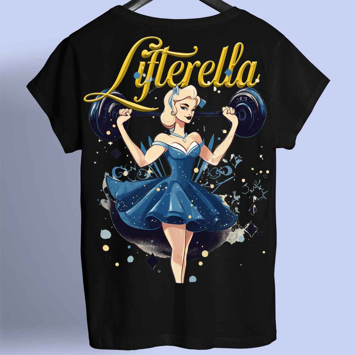 Lifterella - Camiseta Premium Unisex Backprint