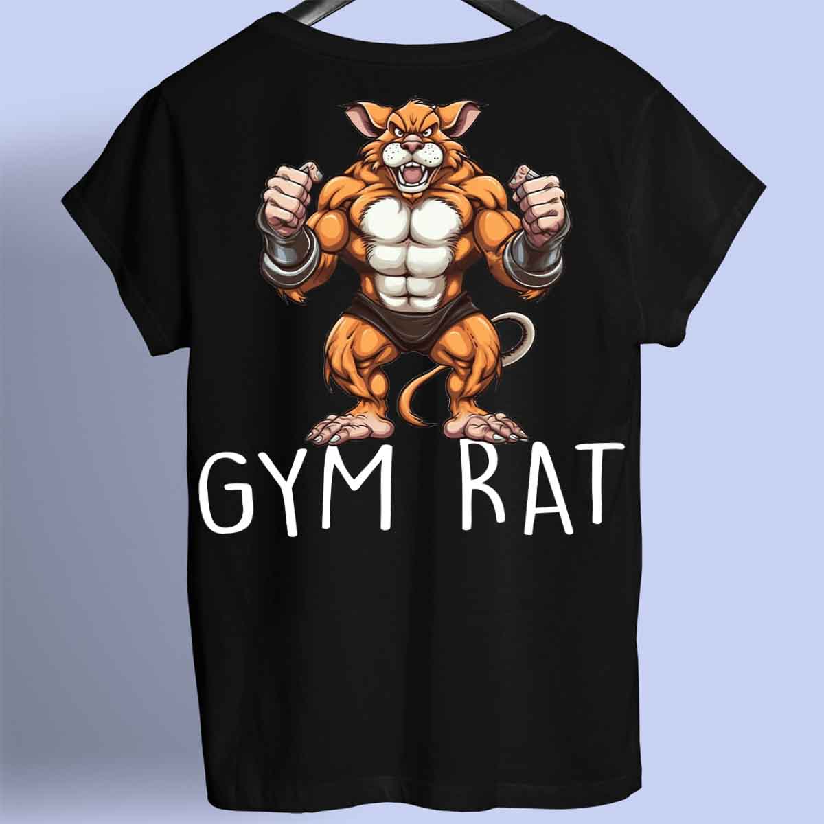 Gym Rat - Camiseta Premium Unisex Backprint