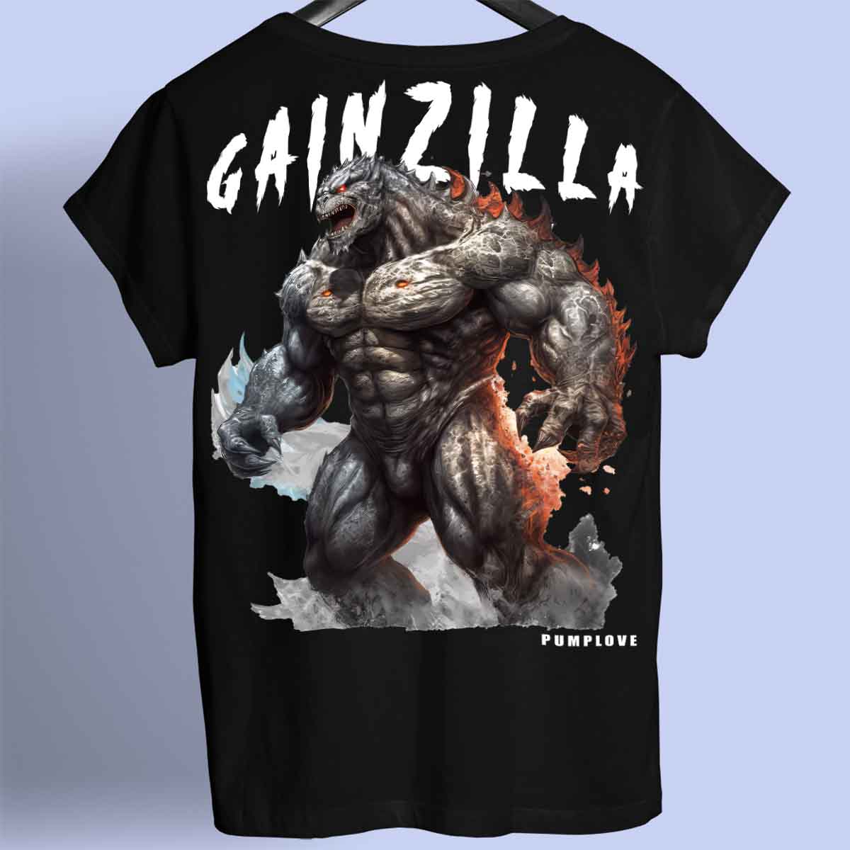 Gainzilla - Premium Shirt Unisex Backprint