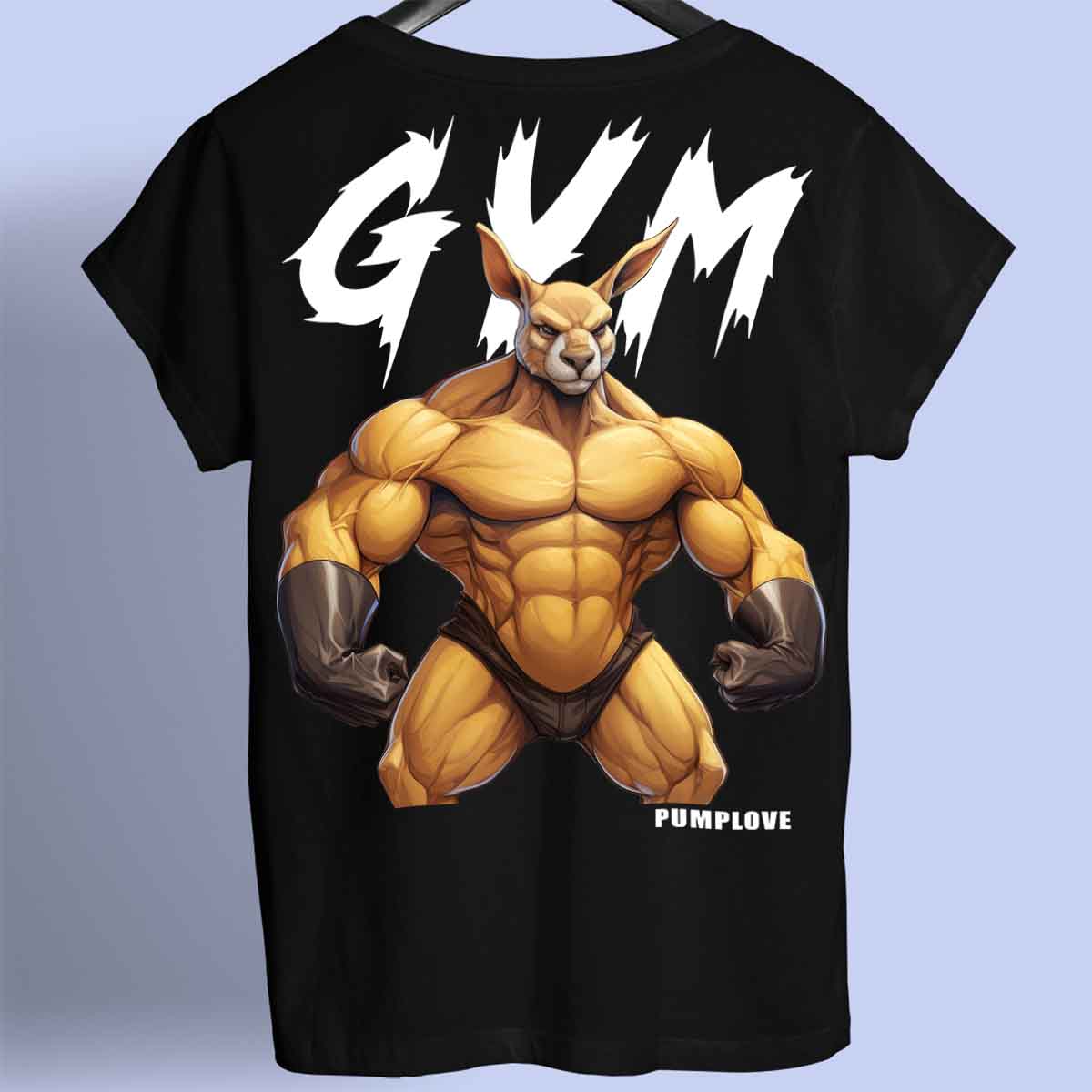 Gym Kangaroo - Camiseta Premium Unisex Backprint