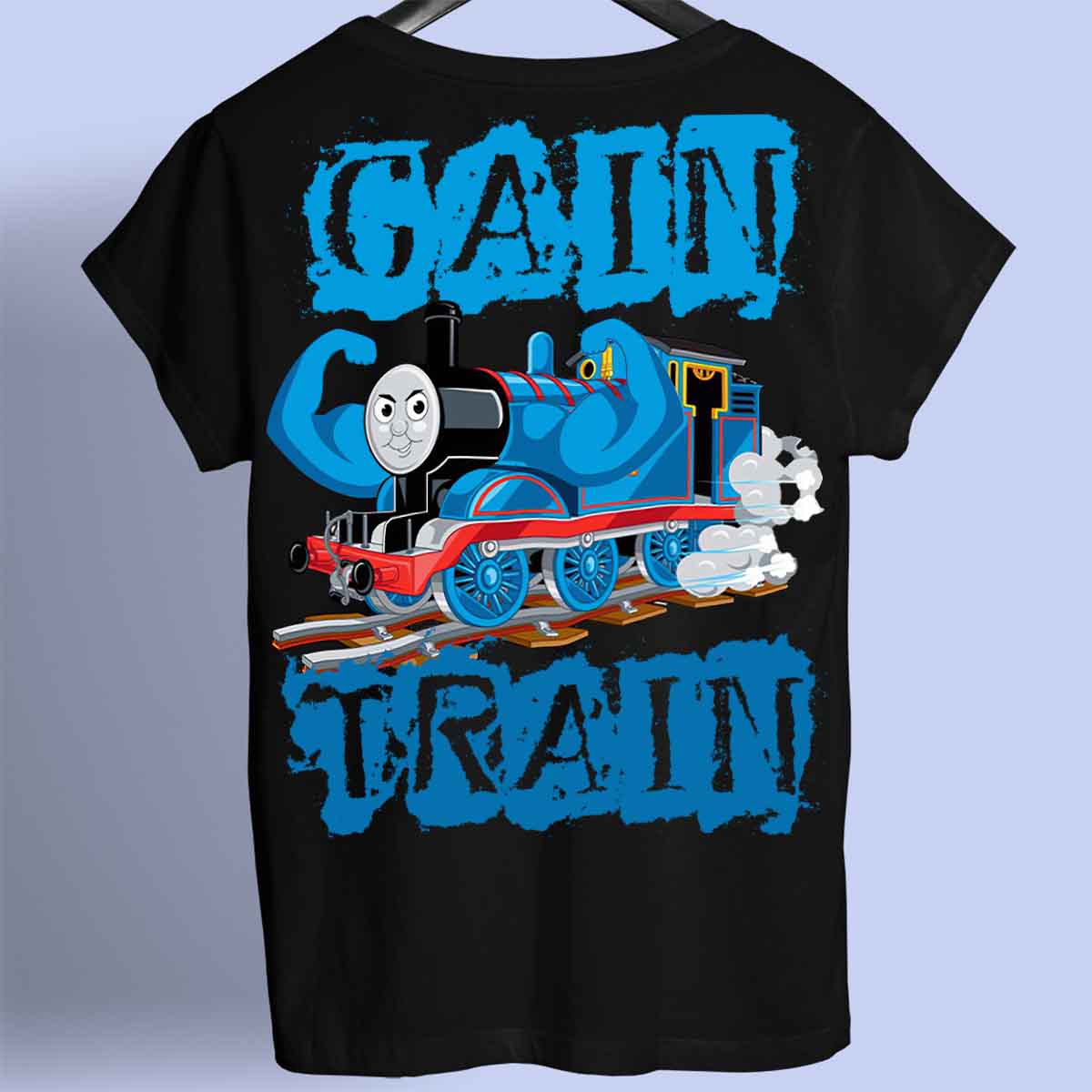 Gain Train - Camiseta Premium Unisex Backprint