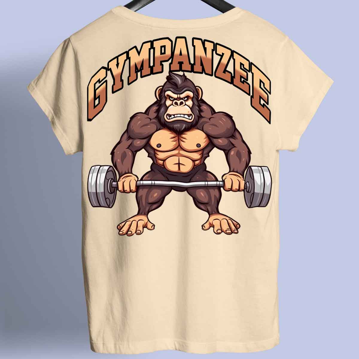 Gympanzee - Camiseta Premium Unisex Backprint