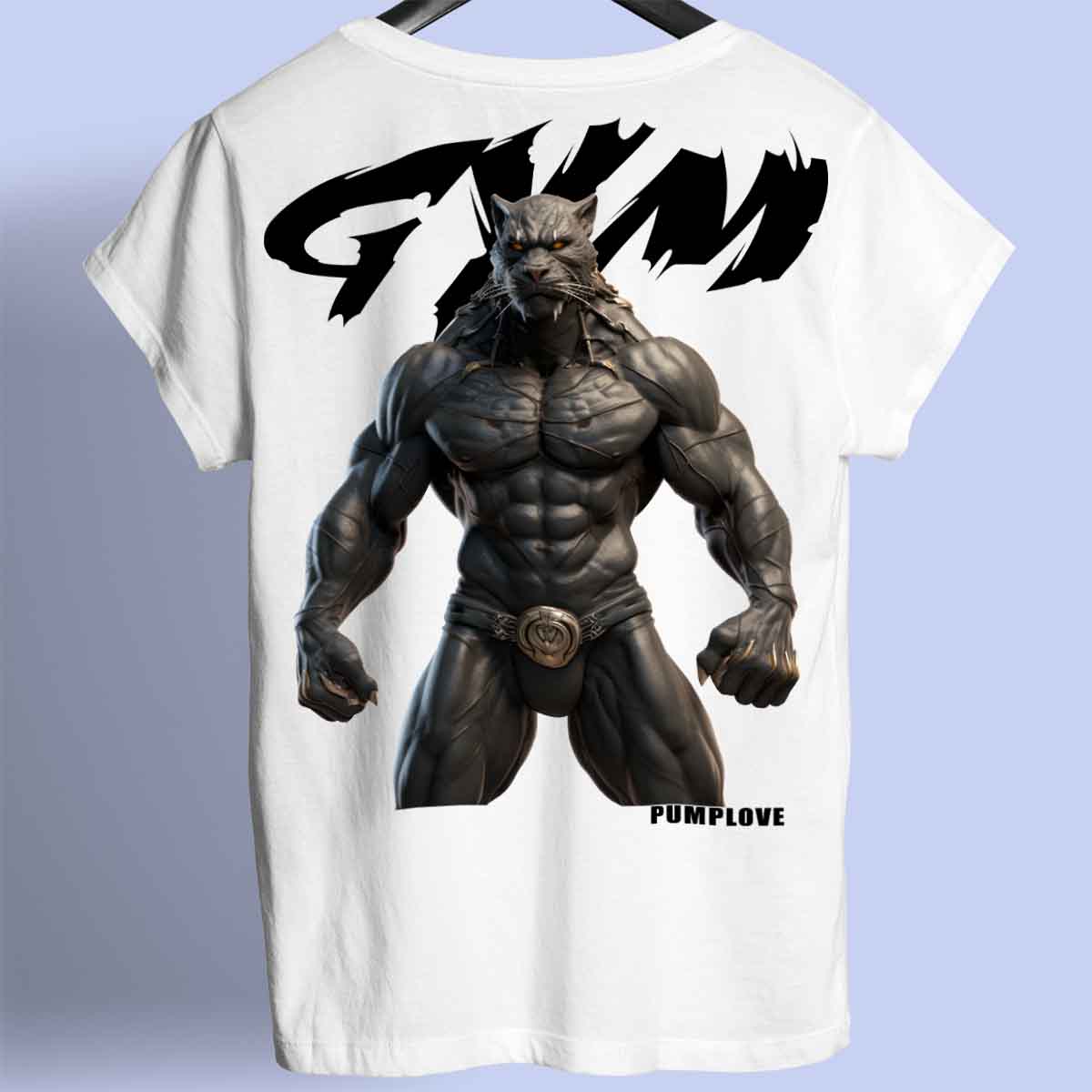 Gym Panther - Camiseta Premium Unisex Backprint