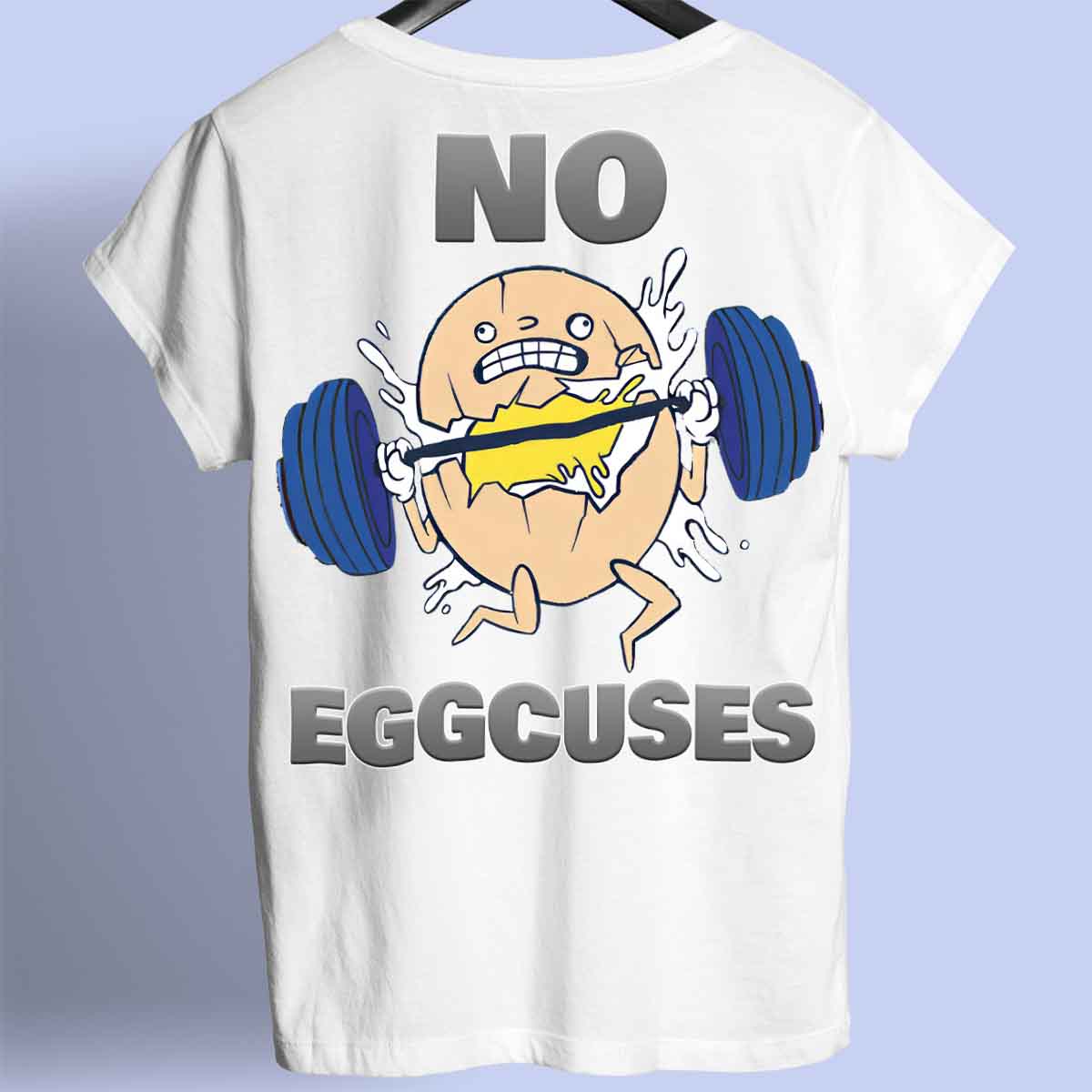 Eggcuses - Camiseta Premium Unisex Backprint