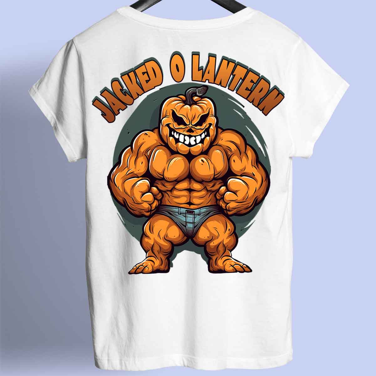 Jacked o Lantern - Camiseta Premium Unisex Backprint