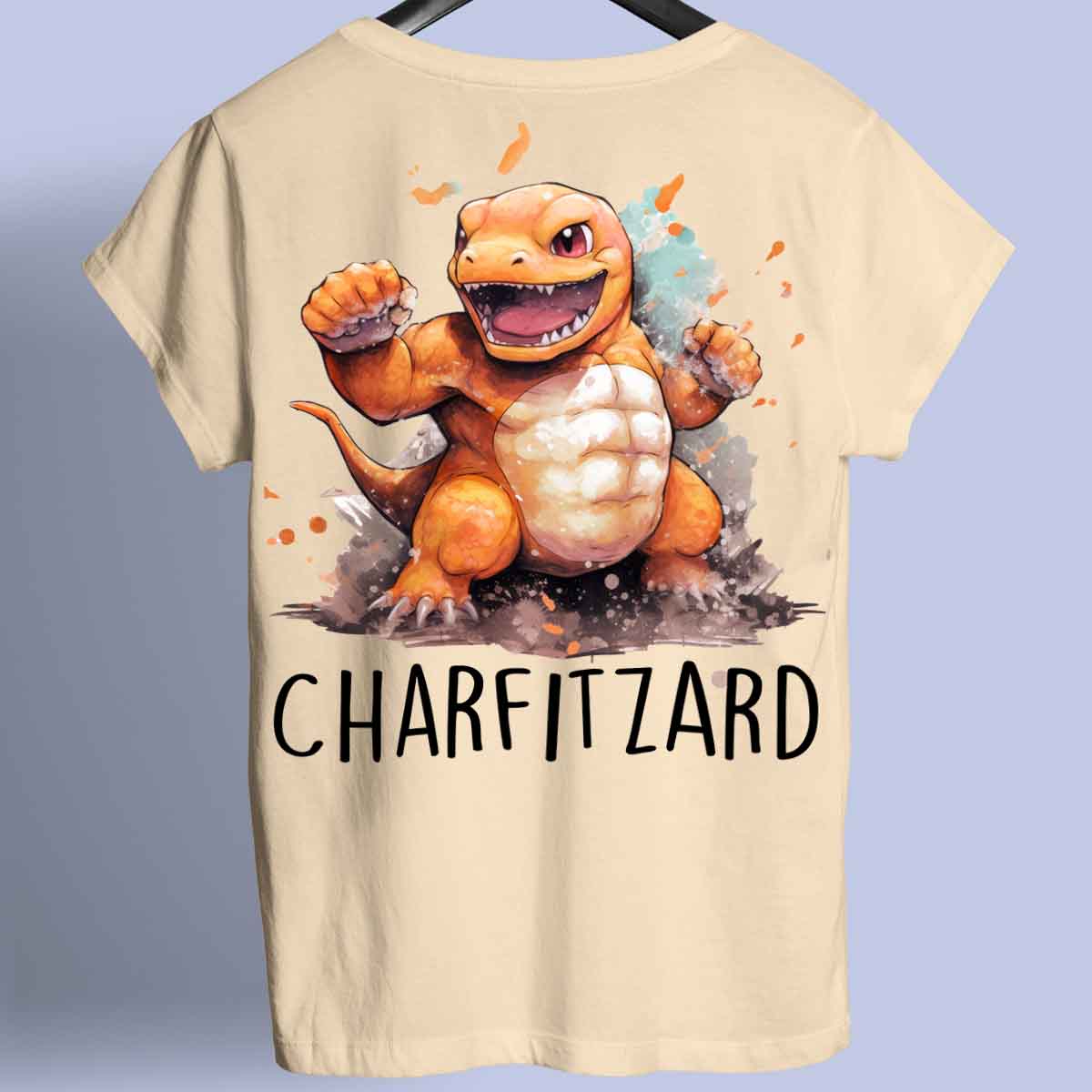 Charfitzard - Camiseta Premium Unisex Backprint