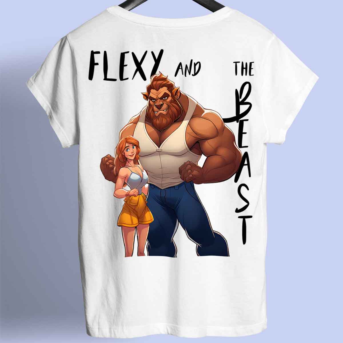 Flexy - Camiseta Premium Unisex Backprint