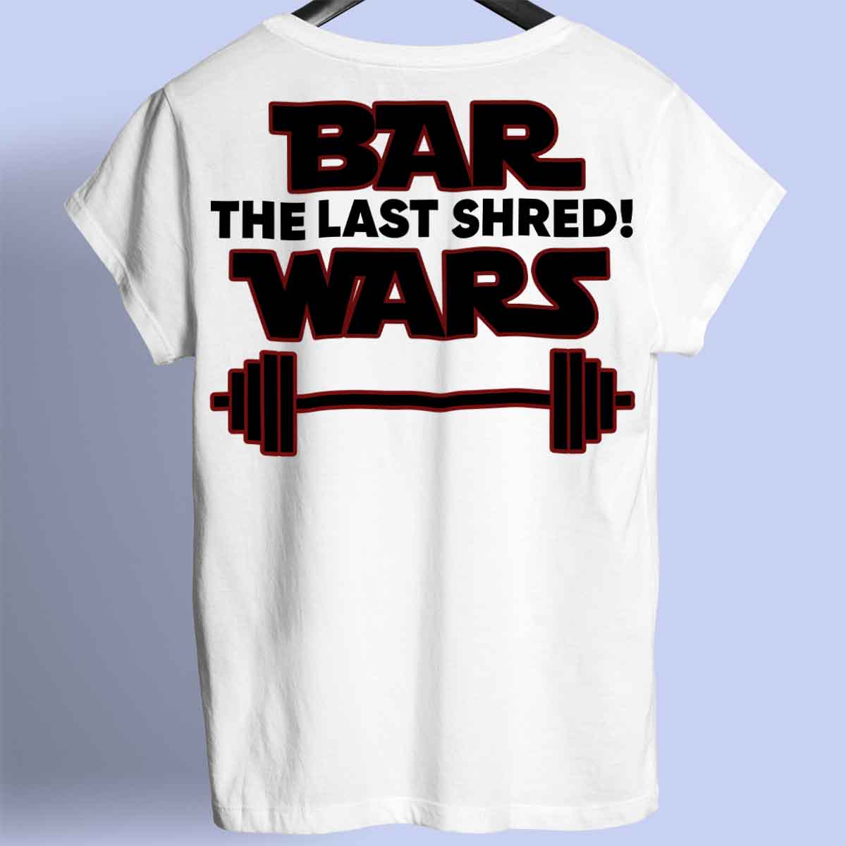 Bar Wars - Camiseta Premium Unisex Backprint