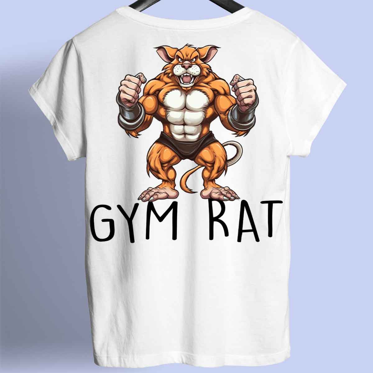 Gym Rat - Camiseta Premium Unisex Backprint