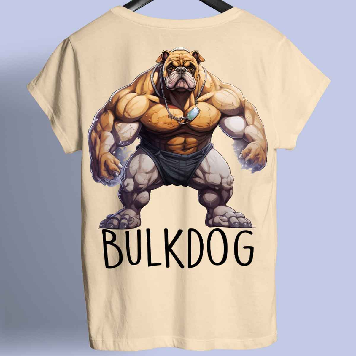 Bulldog - Camiseta Premium Unisex Backprint