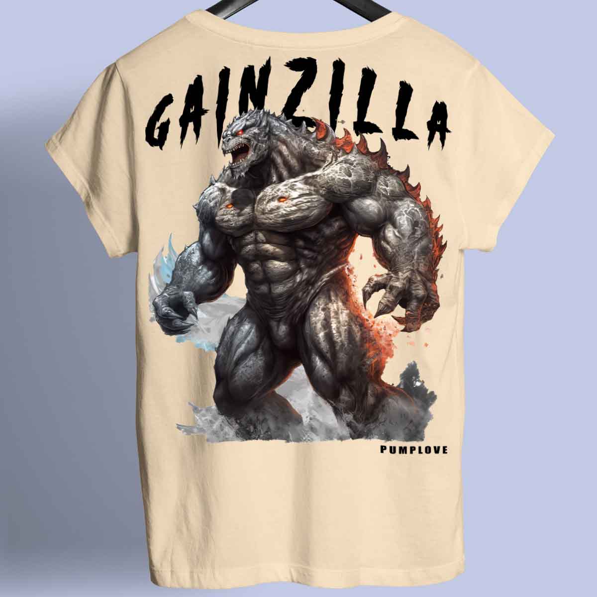 Gainzilla - Camisa Premium Unisex Backprint