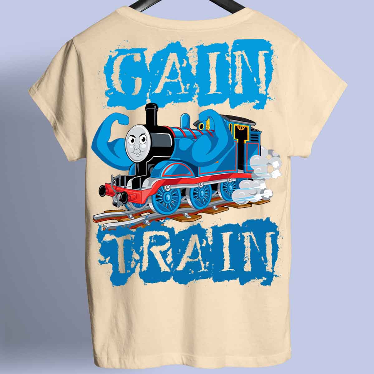 Gain Train - Camiseta Premium Unisex Backprint