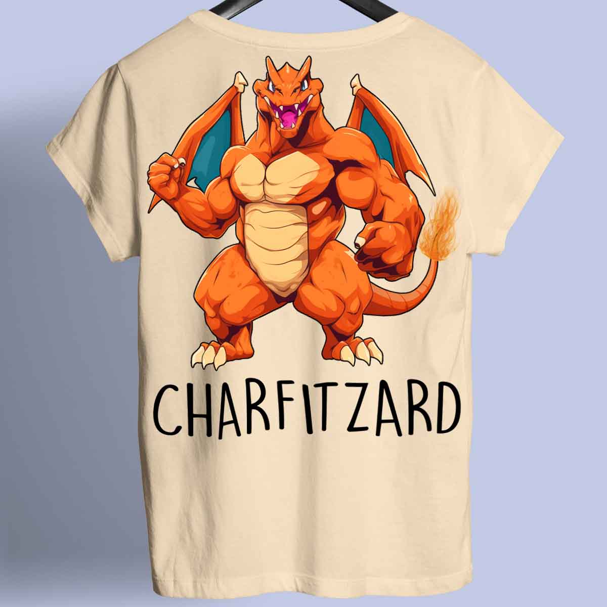 Charfitzard - Camiseta Premium Unisex Backprint