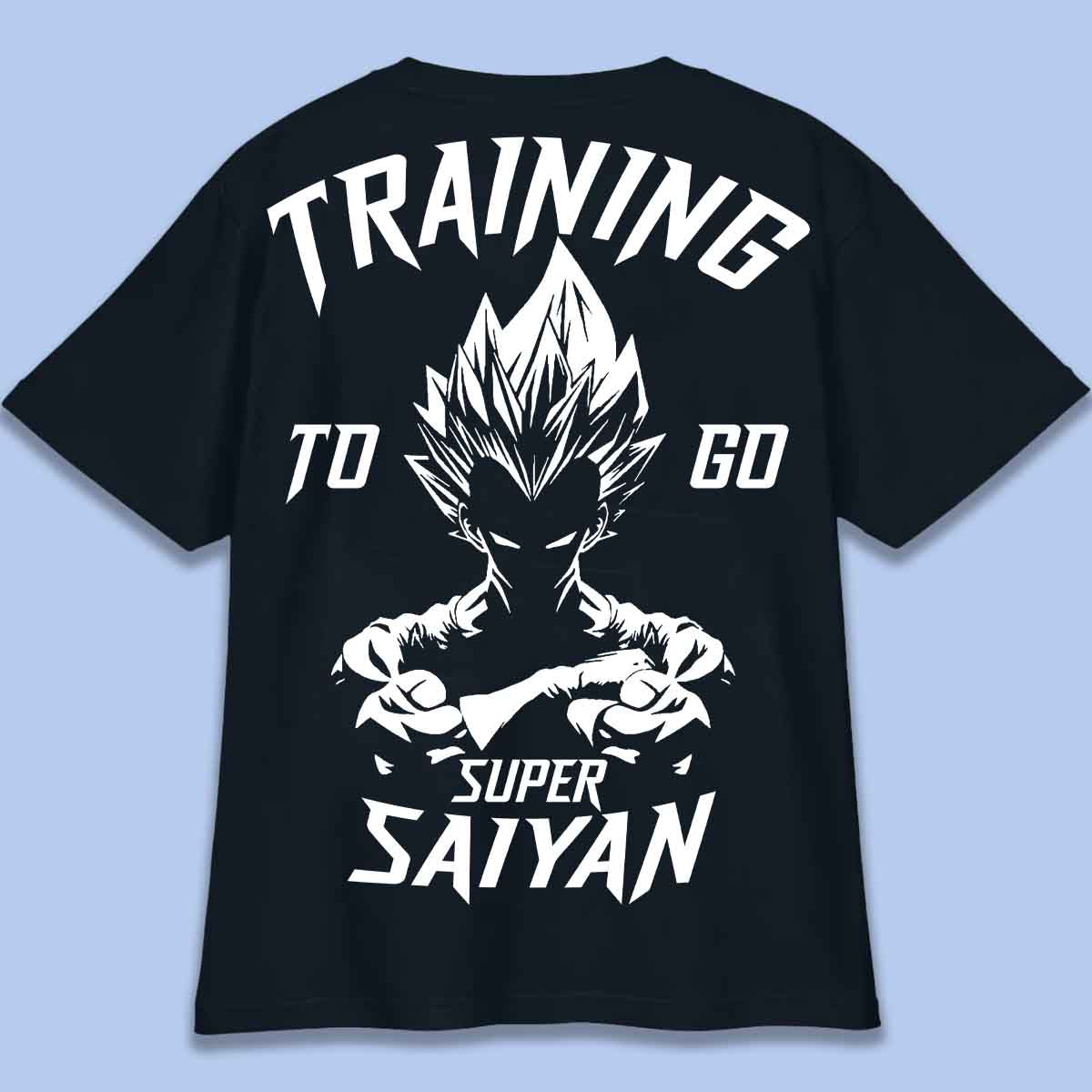 Saiyan - Camiseta Oversize Unisex Backprint